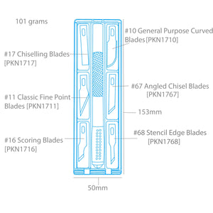 Couteau de précision à poignée souple Modelcraft PKN4301-S, ensemble n° 1 (125 mm) – Bild 2