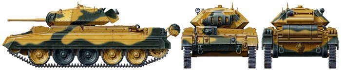 Tamiya 32541 Char britannique Crusader Mk.I&amp;amp;II (1/48) – image 2