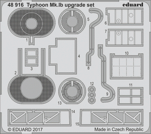 Kit de mise à niveau Eduard 48916 Typhoon Mk. Ib EDUARD 1/48