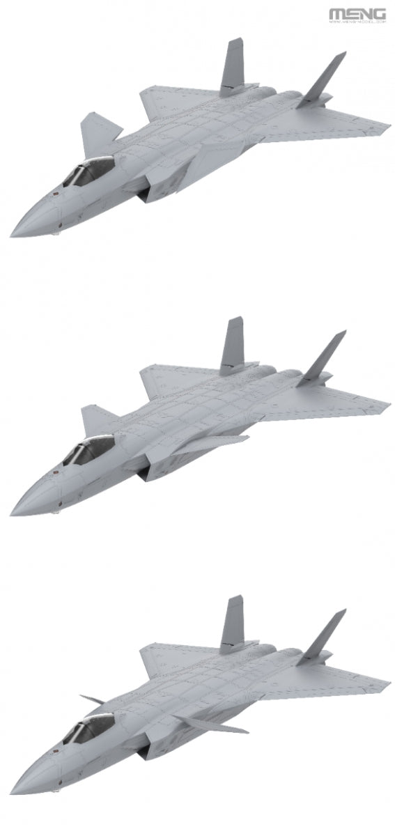 Meng LS-002 Chasseur furtif chinois J-20 1/48 – image 11