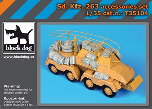 Black Dog T35104 Sd Kfz 263 ensemble d&amp;#39;accessoires 1/35