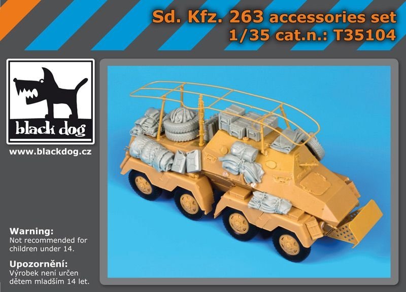 Black Dog T35104 Sd Kfz 263 ensemble d&amp;#39;accessoires 1/35