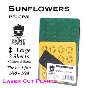 Plantes découpées au laser Paint Forge PFLCP3L TOURNESOL 3L
