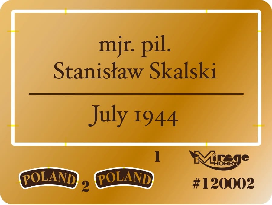 Mirage 120002 avec le Cdr Stanisław SKALSKI (juillet 1944) 200 mm – image 4