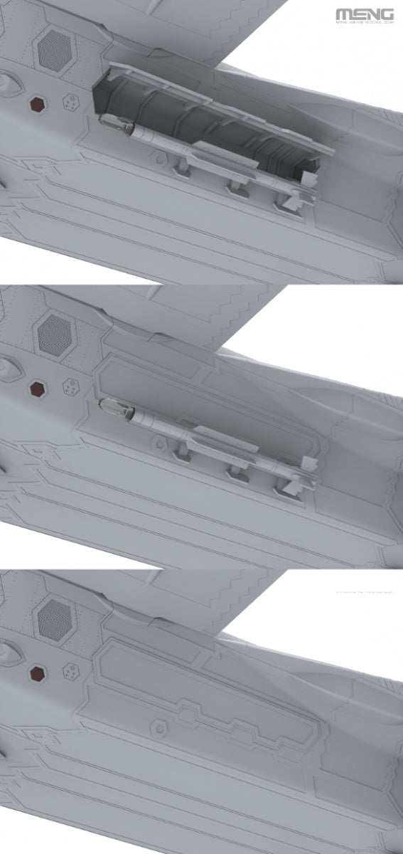 Meng LS-002 Chasseur furtif chinois J-20 1/48 – image 17