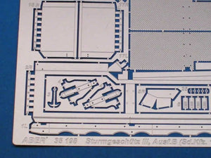 Aber 35198 Canon automoteur antichar allemand Sturmgeschütz III, Ausf.B (Sd.Kfz. 142) - vol. 2 - jeu supplémentaire - ailes (1/35) – image 3