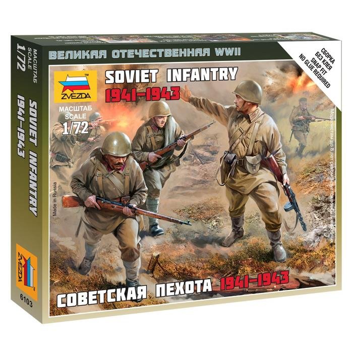 Zvezda 6103 infanterie soviétique 1941-1945 (1/72)