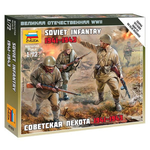 Zvezda 6103 infanterie soviétique 1941-1945 (1/72)