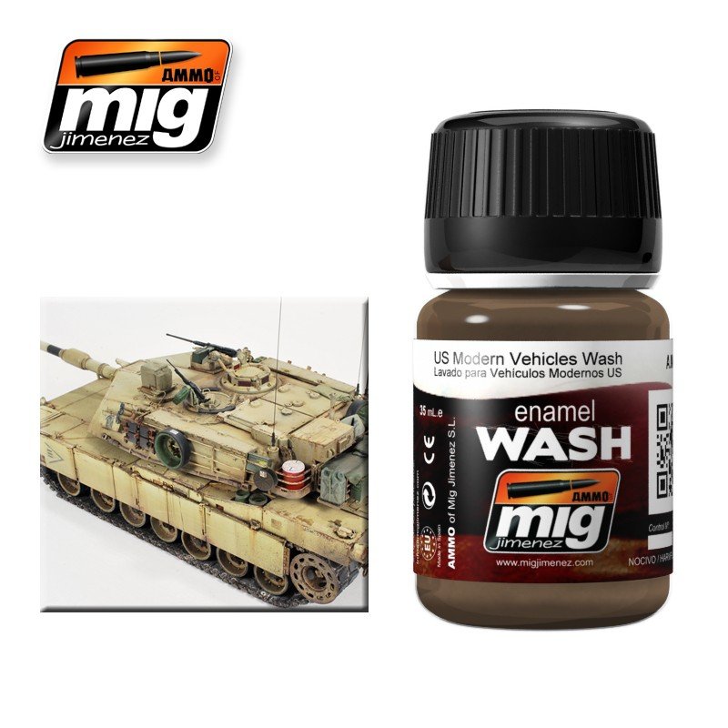AMMO de Mig Jimenez 1007 US LAVAGE POUR VÉHICULES MODERNES 35 ml