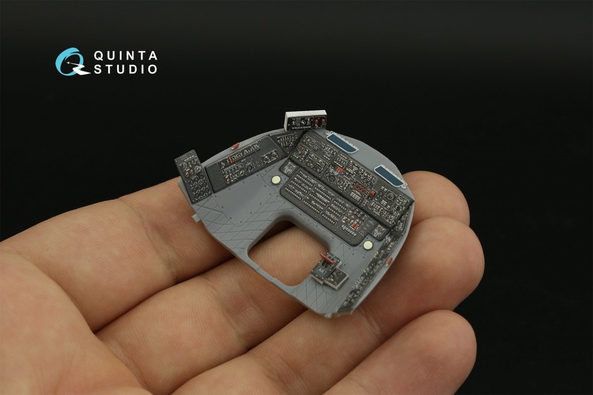 Intérieur imprimé en 3D et coloré sur papier décalcomanie Quinta Studio QD48383 Mi-17 (Trumpeter) 1/48 – Bild 13