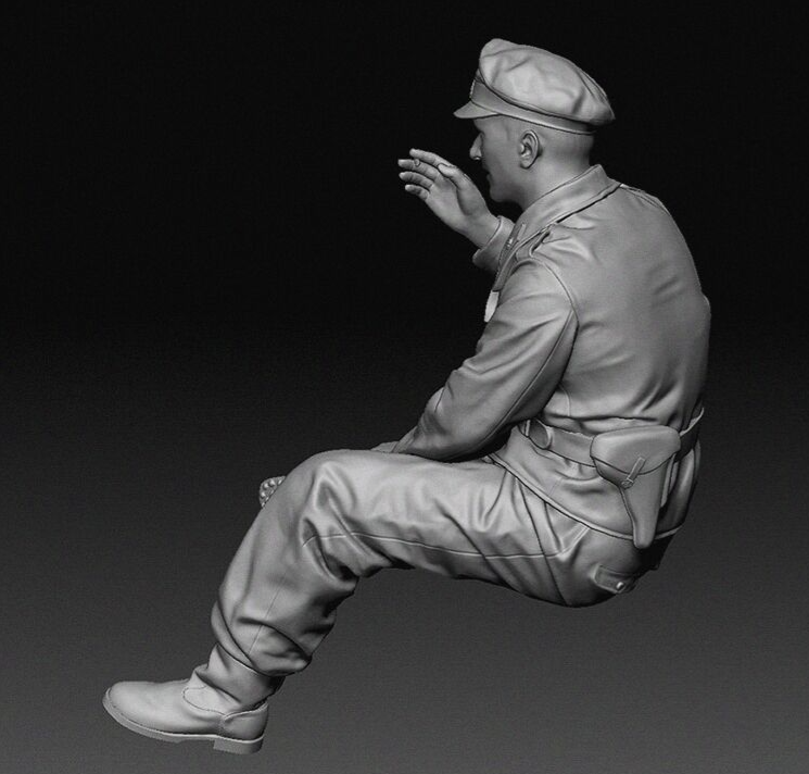 Das Werk DW16007 Commandant de char allemand 1/16 – image 5