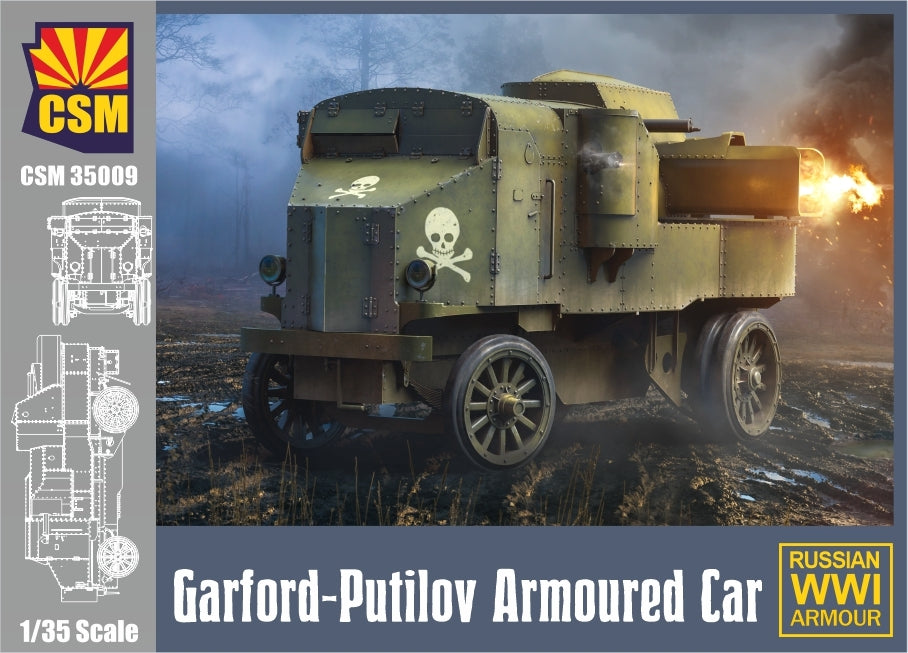 Copper State Models 35009 Voiture blindée Garford-Putilov 1/35