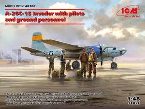 ICM 48288 A-26C-15 Invader avec pilotes et personnel au sol 1/48