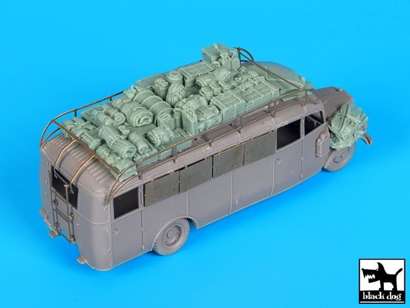 Ensemble d&amp;#39;accessoires Black Dog T72105 Opel 3.6-47 Omnibus pour Roden 1/72  – Bild 3