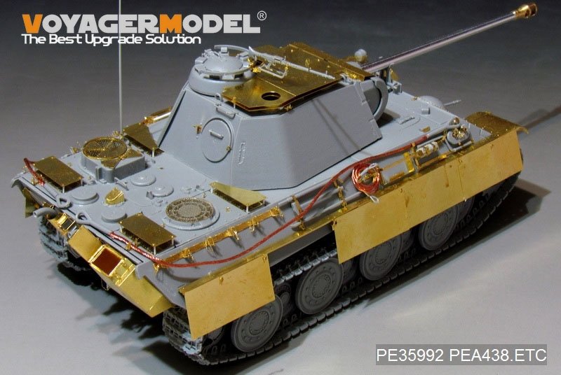 Maquette Voyager PEA438, char antiaérien allemand Panther A/G Pz.Rgt.26 de la Seconde Guerre mondiale (pour TAKOM 2119/2120/2121), échelle 1/35 – image 4
