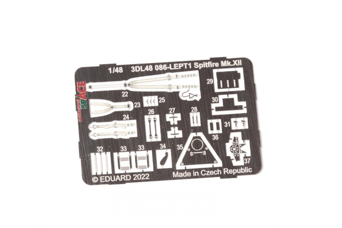 Eduard 3DL48086 Spitfire Mk. XII SPACE AIRFIX 1/48 – immagine 3