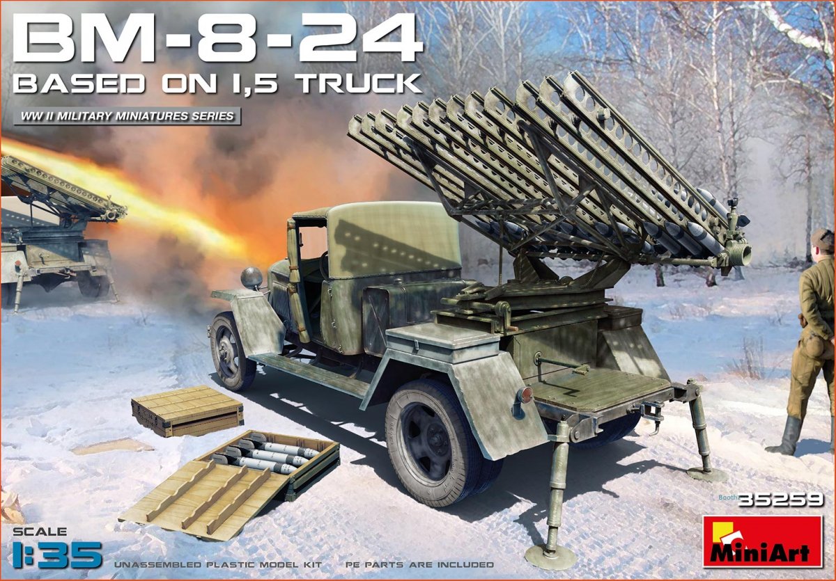 MiniArt 35259 Lance-roquettes soviétique BM-8-24 1/35