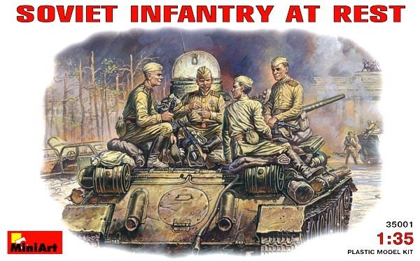 MiniArt 35001 SOVIET INFANTRY AT REST (1943-45) 1/35
