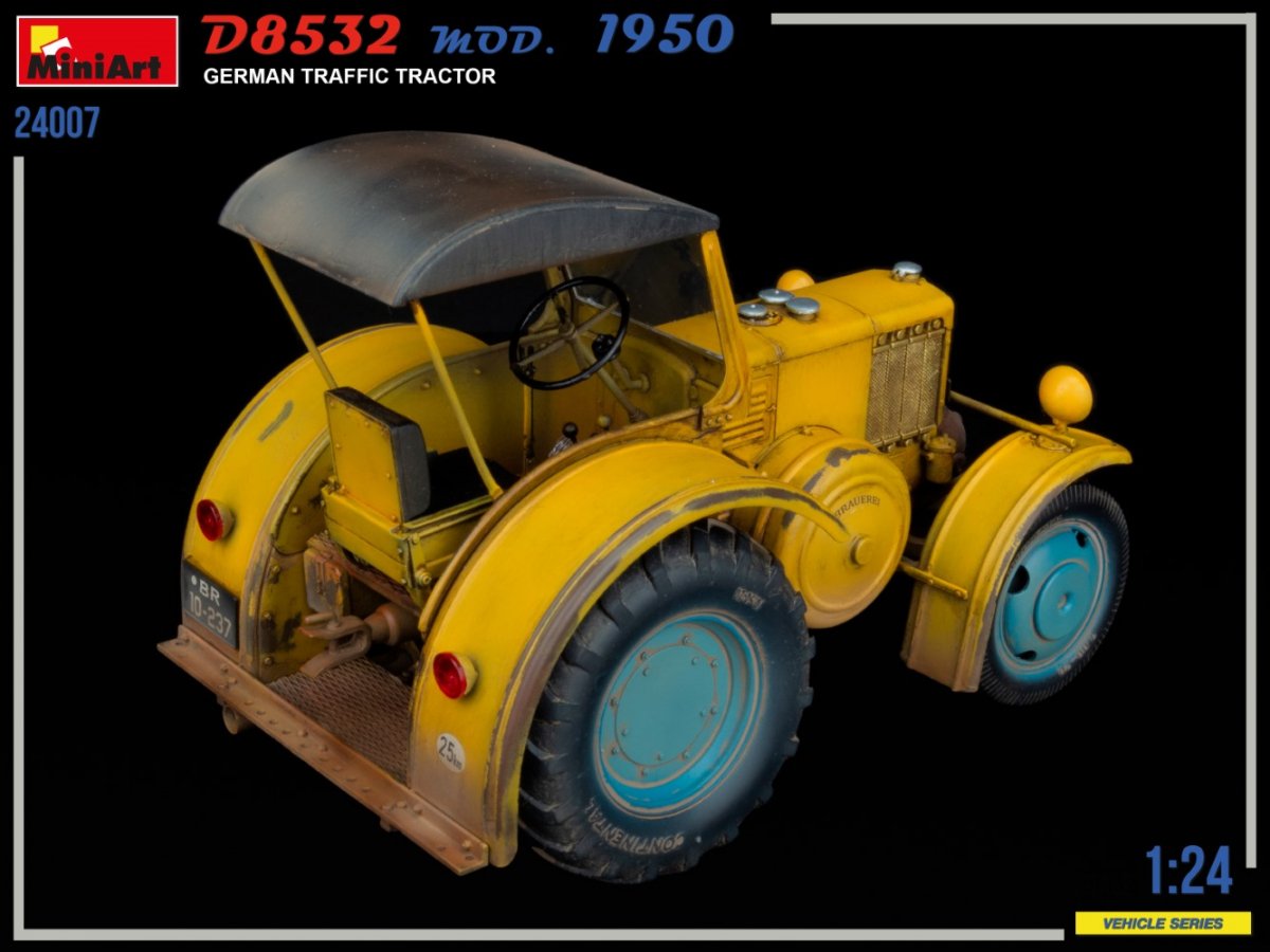 MiniArt 24007 TRACTEUR DE CIRCULATION ALLEMAND D8532 MOD.1950 1/24 – image 3