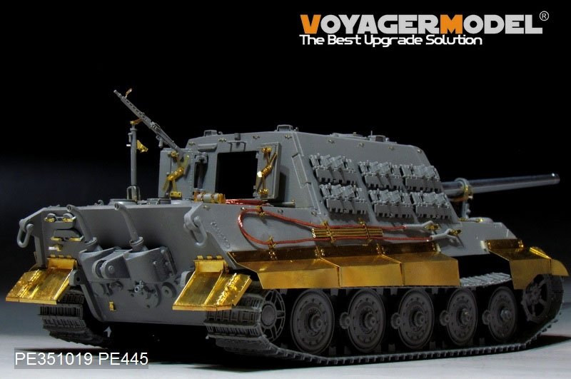 Maquette Voyager PE351019 Jagdtiger allemand de la Seconde Guerre mondiale (modèle de base) pour TAKOM 8001 au 1/35  – immagine 12