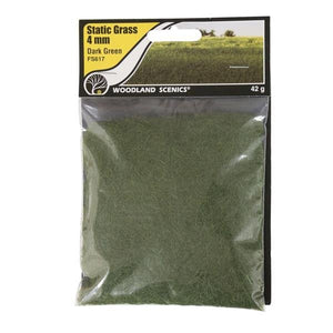 Woodland Scenics WFS617 Herbe statique 4 mm Vert foncé