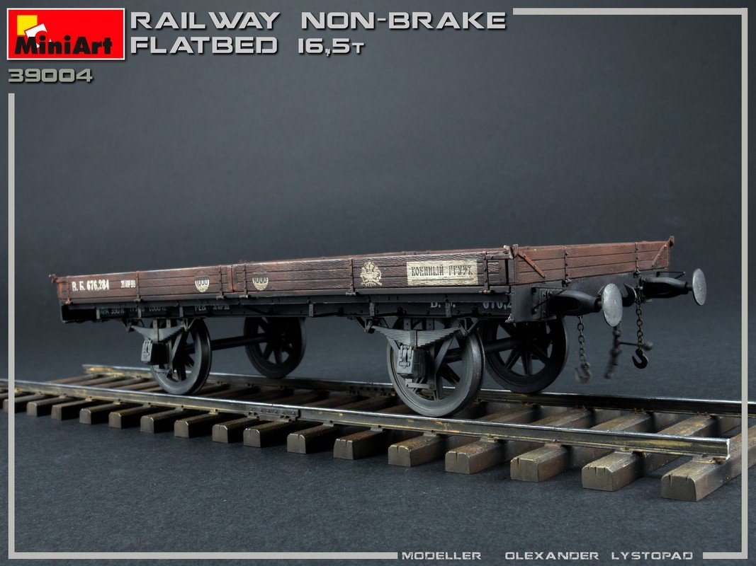 MiniArt 39004 Wagon plat sans frein de chemin de fer 16,5 t 1/35 – Bild 3