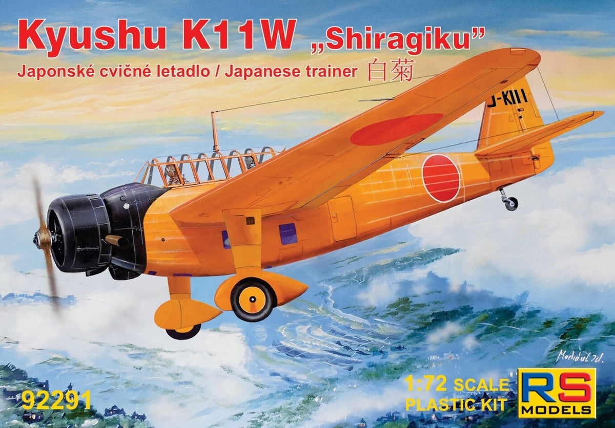 RS Models 92291 Kyushu K11W Shiragiku Japanese Navy Trainer 1/72