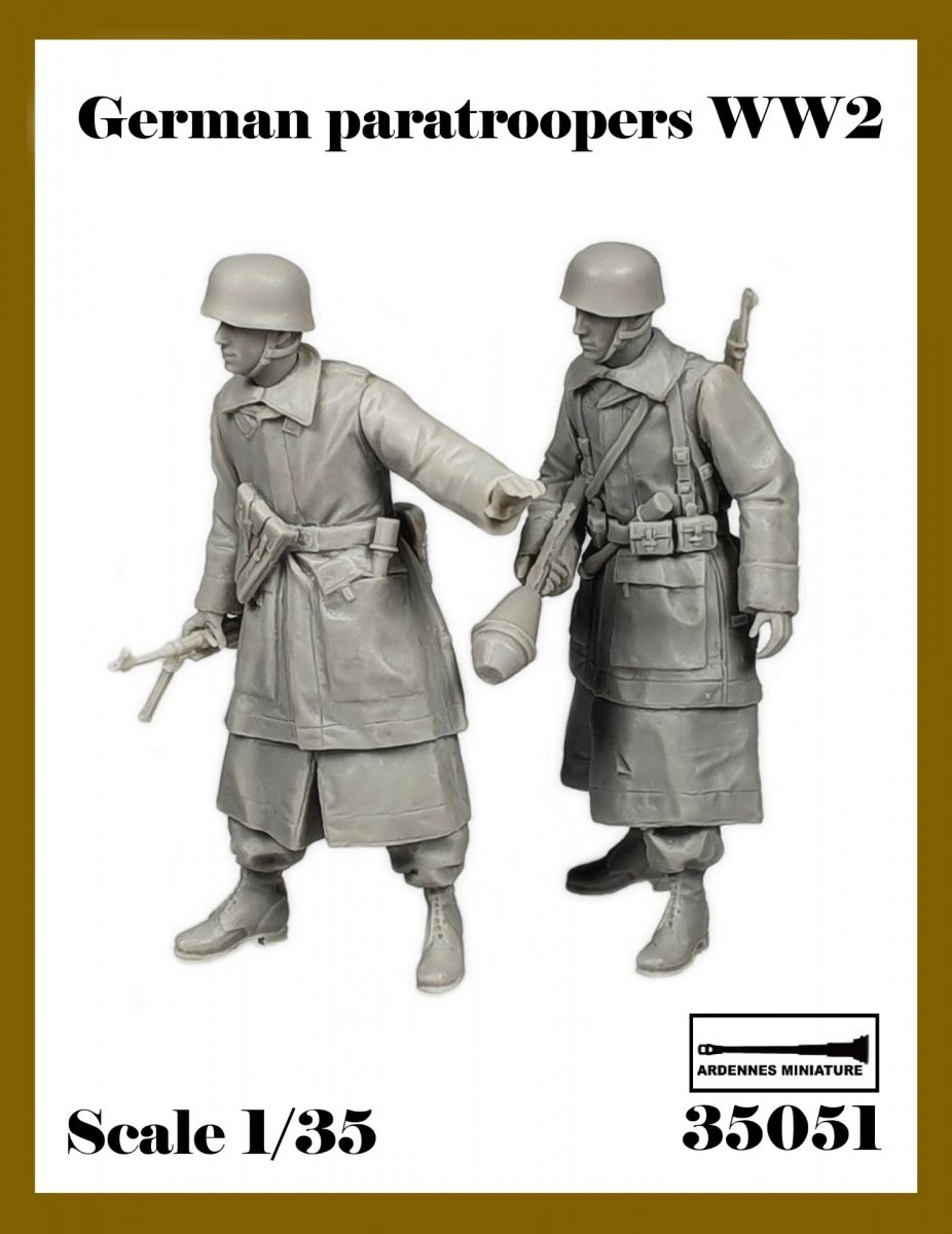 Ardennes Miniature 35051 PARACHUTISTES ALLEMANDS 2020 1/35