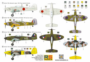 RS Models 92316 Heinkel He-112B WWII German Fighter 1/72 – zdjęcie 2