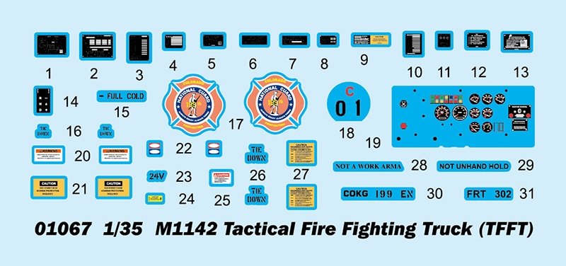 Trumpeter 01067 M1142 HEMTT TFFT (Camion de lutte contre les incendies tactique) 1/35 – Bild 5