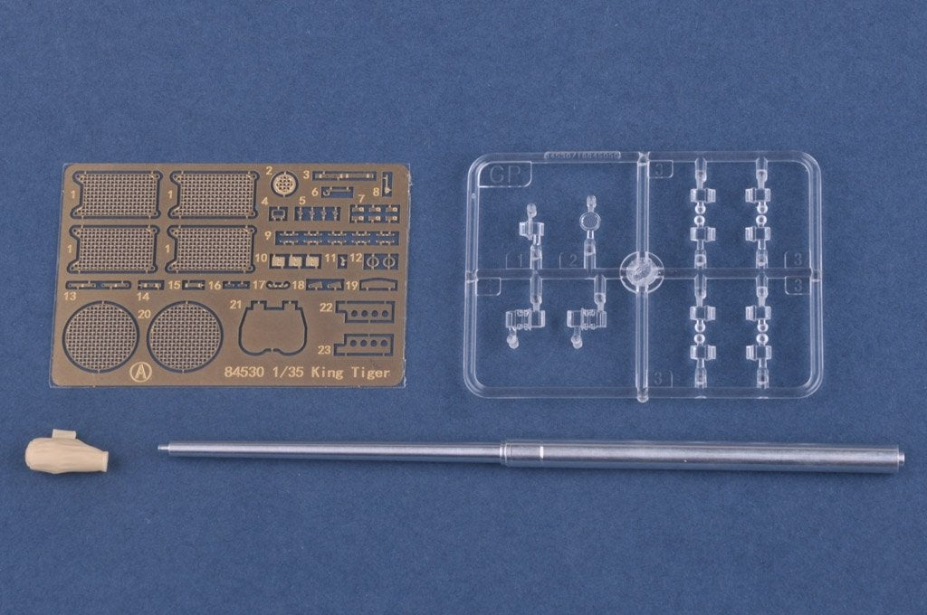 Hobby Boss 84533 Pz.Kpfw.VI Sd.Kfz.182 Tiger II (Production Henschel juillet 1945) (1/35) – imagen 14
