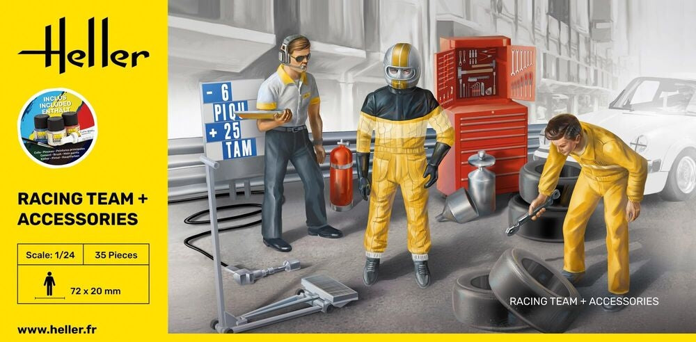 Heller 58750 Racing Team et accessoires - Kit de démarrage 1/24 – image 3