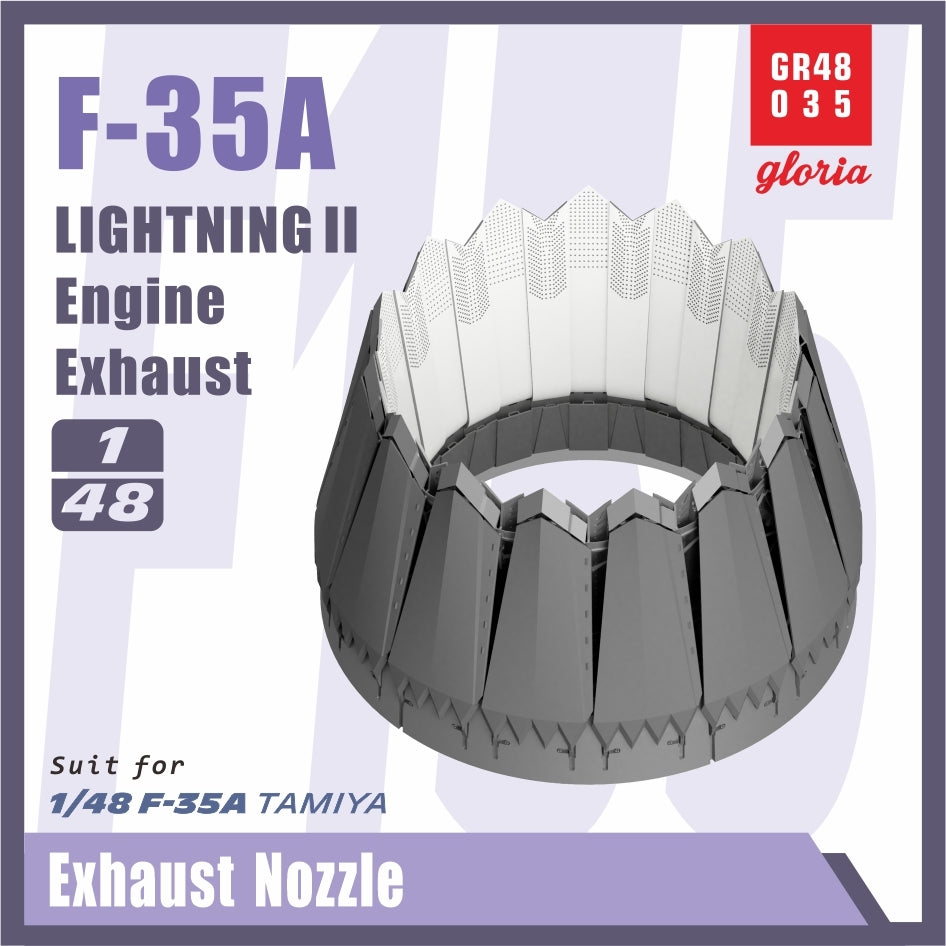 Buse d&amp;#39;échappement Gloria GR48035 F-35A TAMIYA 1/48