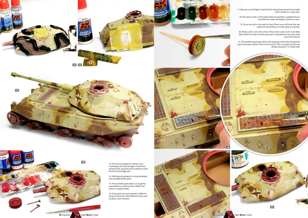 AK Interactive AK246 PAPER PANZER : PROTOTYPES ET CHARS D&amp;#39;ASSAUT (ANGLAIS) – imagen 4