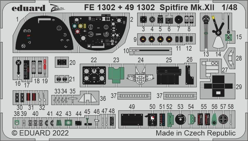 Eduard BIG49353 Spitfire Mk. XII AIRFIX 1/48 – image 4