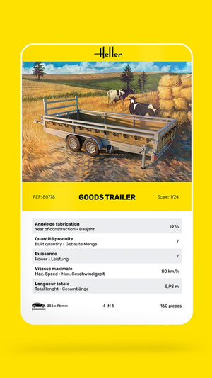 Heller 80778 Goods Trailer 1/24 – zdjęcie 7