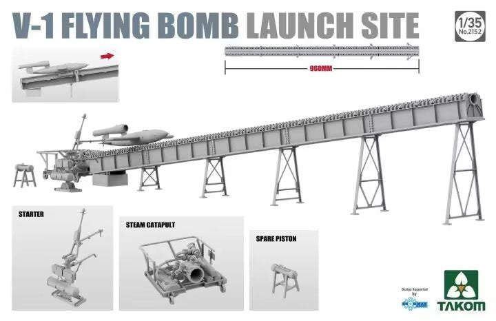 Takom 2152 Site de lancement de bombes volantes V-1 1/35 – imagen 2