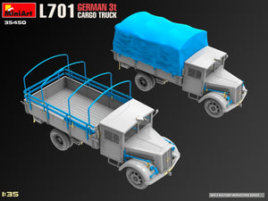Miniart 35450 L701 Camion cargo allemand 3T 1/35 – image 9