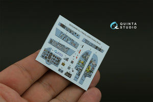 Intérieur imprimé en 3D et coloré sur papier décalcomanie Quinta Studio QDS-48480 Su-17M4/Su-22M4 (Hobby Boss) (Petite version) 1/48 – image 3