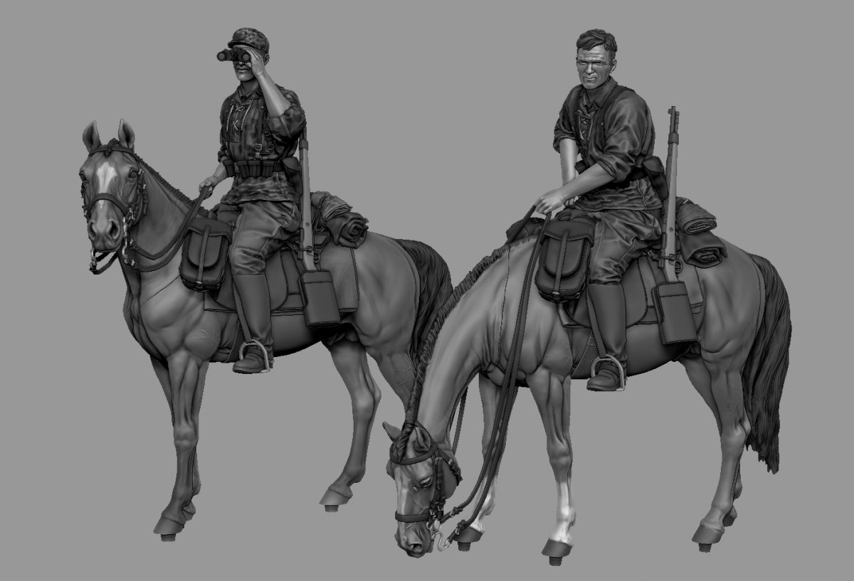 Panzer Art FI35-225 Cavaliers de la 8e division Waffen-SS, set Floryan Geier au 1/35 