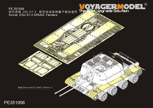 Garde-boues Voyager Model PE351056 pour canon automoteur antiaérien soviétique ZSU-57-2 (échelle 1/35) - Maquette Takom