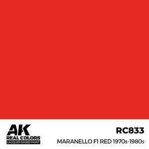 AK Interactive RC833 Maranello F1 Rouge années 1970-1980 17 ml