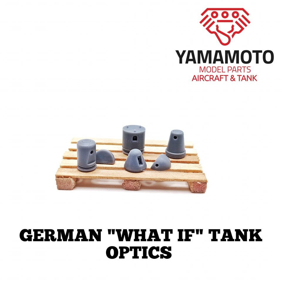 Yamamoto Model Parts YMP3511 German "What if" tank optics 1/35
