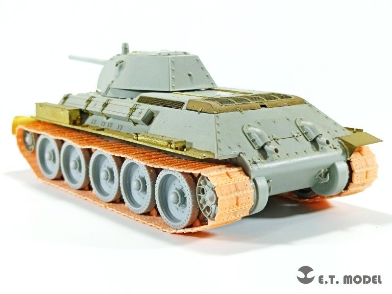 ET Model P35-018 Chenilles embouties de 550 mm pour char soviétique T-34 (Type 1940), modèle fonctionnel (impression 3D), échelle 1/35 – immagine 4