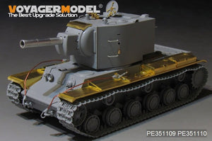 Kit de mise à niveau de base Voyager Model PE351109 pour KV-2 russe de la Seconde Guerre mondiale, compatible avec TRUMPETER au 1/35 – image 7