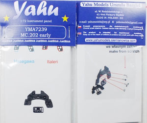 Yahu YMA7239 MC.202 première génération (Italeri / Hasegawa) 1/72