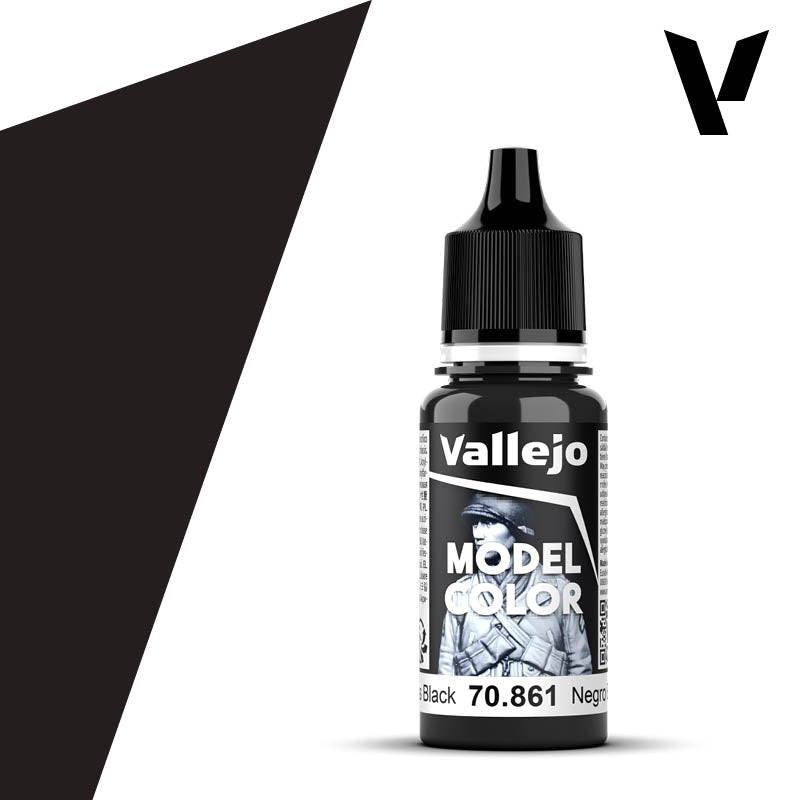 Vallejo 70861 Noir brillant 18 ml