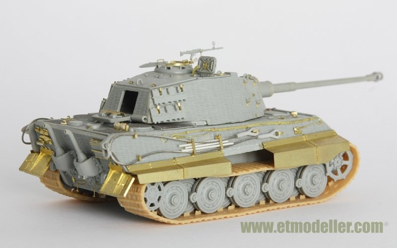 ET Model E72-004 WWII German KING TIGER (Henschel Turret) For DRAGON 7240 1/72 – image 2