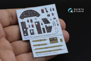Intérieur imprimé en 3D et coloré sur papier décalcomanie Quinta Studio QD32092 F4U-1D (Tamiya) 1/32 – image 3
