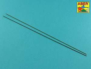 Tiges hexagonales en laiton Aber HR-10, longueur 1,0 mm, 245 mm x 2 pièces.